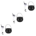 thumbnail image 2 of yingyy Halloween Witch Cauldrons Fog Maker Spooky Mist Effect Festive Decorations Safe To Wide Application silver UK  Plug 3Set, 2 of 6