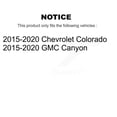 thumbnail image 2 of TEC Rear Ceramic Disc Brake Pads TEC-1806 for Car 2015-2020 Chevrolet Colorado GMC Canyon, 2 of 10