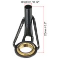 thumbnail image 2 of Unique Bargains 3.0mm Stainless Steel Fishing Rod Tip Repair Kit Pole Ring Guide Replacement, Golden 8 Pack, 2 of 5