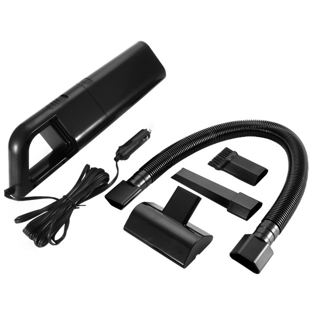 Car Use 12V 90W Auto Vacuum Cleaner Mini Portable Cable Universal Dust Catcher Black