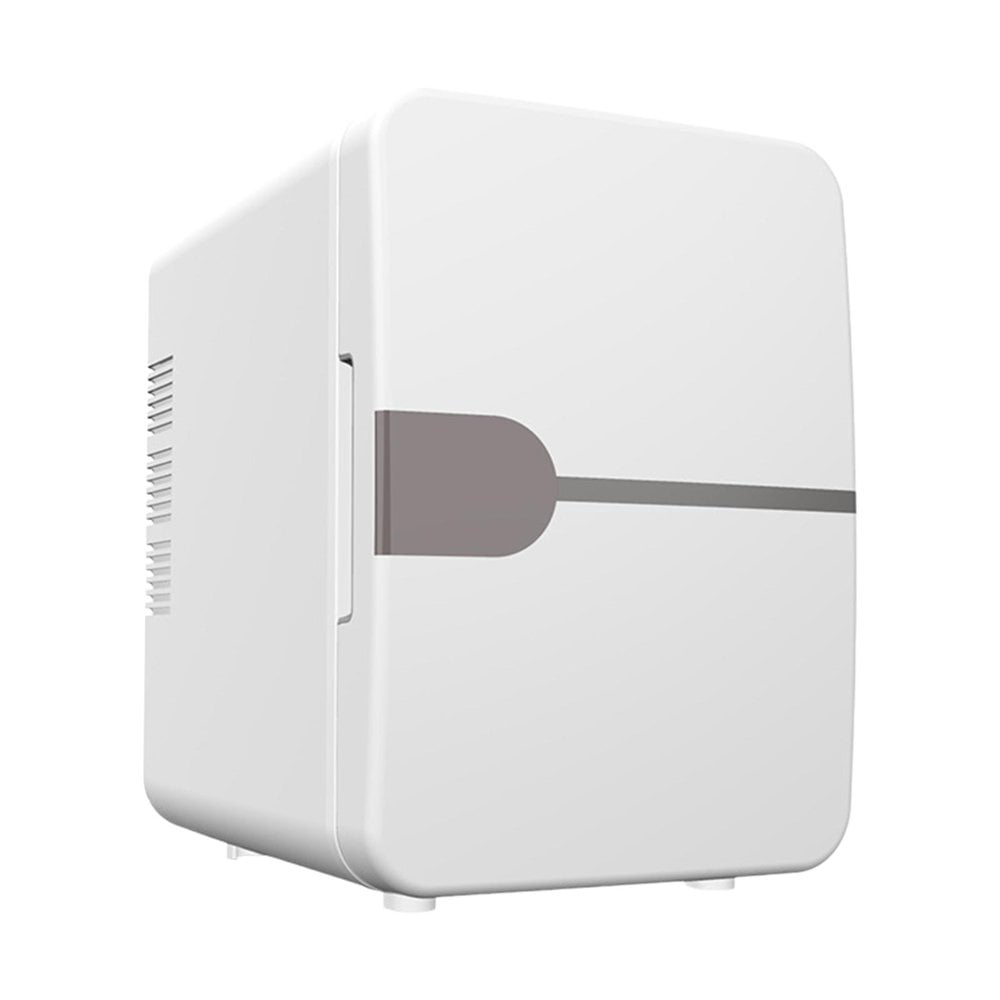 SNNROOCompact Refrigerator Flat Design Fridge Lightweight Multipurpose Mini Fridge White