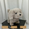 thumbnail image 2 of Interactive Walking & Barking Labrador Puppy Simulation Stuffed Toy Dog, Realistic Plush Pet Companion for Kids, Battery-Operated Moving Dog with Wagging Tail, Ideal Gift for Children, 2 of 8