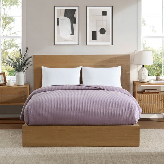 Couverture Allswell, violette, format Queen