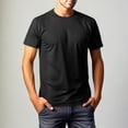 thumbnail image 1 of Summer Workout T-Shirts for Men,Athletic Compression Muscle Gym Shirts,Stretchy Short Sleeve Crew Neck Pullover Running Shirts, 1 of 9