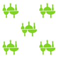 thumbnail image 3 of maskred Comfortable Grip With Ergonomic Curved Handle Filling Set Paint Scraper ABS Putty Durable ABS -friendly green 5Set, 3 of 6