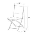 thumbnail image 4 of Chaise en tissu tendu pliante Mainstays, 4 of 8