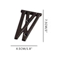 thumbnail image 2 of RYRDWP Creative Alloy Wrought Iron Number Letter Creative DIY House Letter, 2 of 2