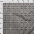 thumbnail image 2 of oneOone Cotton Poplin Fabric Stripe|Leaves & Floral Block Print Fabric BTY 56 Inch Wide, 2 of 4