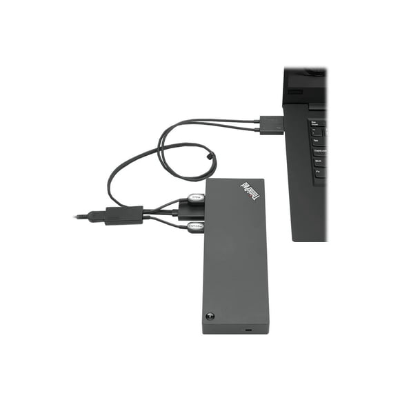 Refurbished Lenovo 40ANY230US Thunderbolt 3 Workstation Dock Gen 2, Diamond Ash