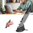 thumbnail image 3 of USB Computer Stylus PC Parts 2.4G Mouse Pen Type Personalized Vertical Ergonomic Innovative Functionality for PC Notebooks Red Blue Gray, 3 of 7