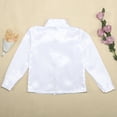 thumbnail image 4 of Boys Tops Sparkly Sequins Dance Long Sleeve Button Down Shirt for Jazz Performance Apparel, 4 of 7