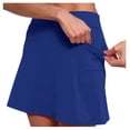 thumbnail image 2 of Jupe de Tennis Décontractée pour Femmes avec Poche, Tenue Active pour Yoga, Sport, Performance, Style Jupe-Short, 2 of 6