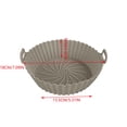 thumbnail image 3 of Foldable Non-Stick Fryer Tray for 7.1 Inch Air Fryers - Dishwasher Safe Baking Pan & Accessory, 3 of 8