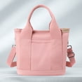 thumbnail image 4 of Canvas Fashion Hobo Bag Zipper Women Waterproof Large Capacity (Dark Blue), 4 of 6