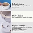 thumbnail image 3 of Modern Mini Square Push Button Can With Lid For Desktop Countertop And Bedroom Small Spaces, 3 of 6