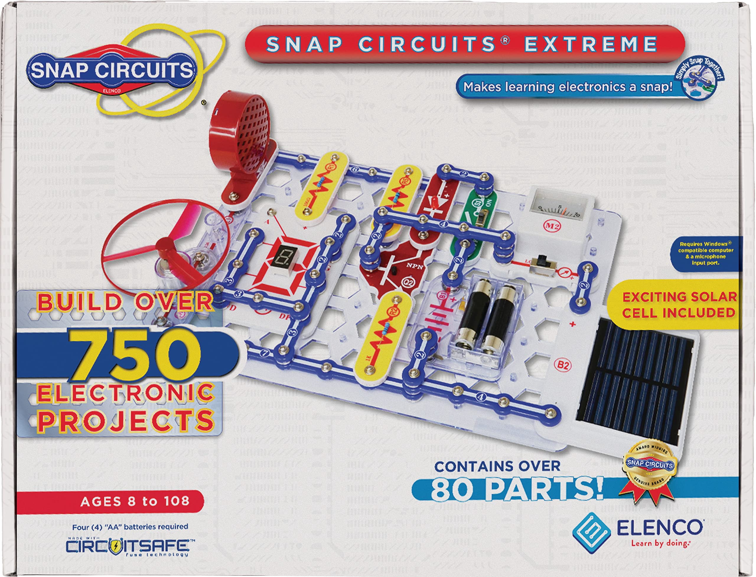SPECTRO 4本セット Snap Circuits Extreme SC-750 Electronics Exploration Kit Over 750