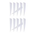 thumbnail image 4 of fastboy 12 Pieces 4 Inch Archery Arrow Feathers Fletchings Vanes White, 4 of 9