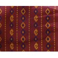 thumbnail image 4 of oneOone Georgette Viscose Fabric Stripe & Geometric Ikat Print Fabric BTY 42 Inch Wide, 4 of 4