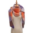 thumbnail image 1 of Scarf for Women, Ladies Plaid Scarf European And Winter Circular Yarn Triangular Shawl Scarf, 1 of 1