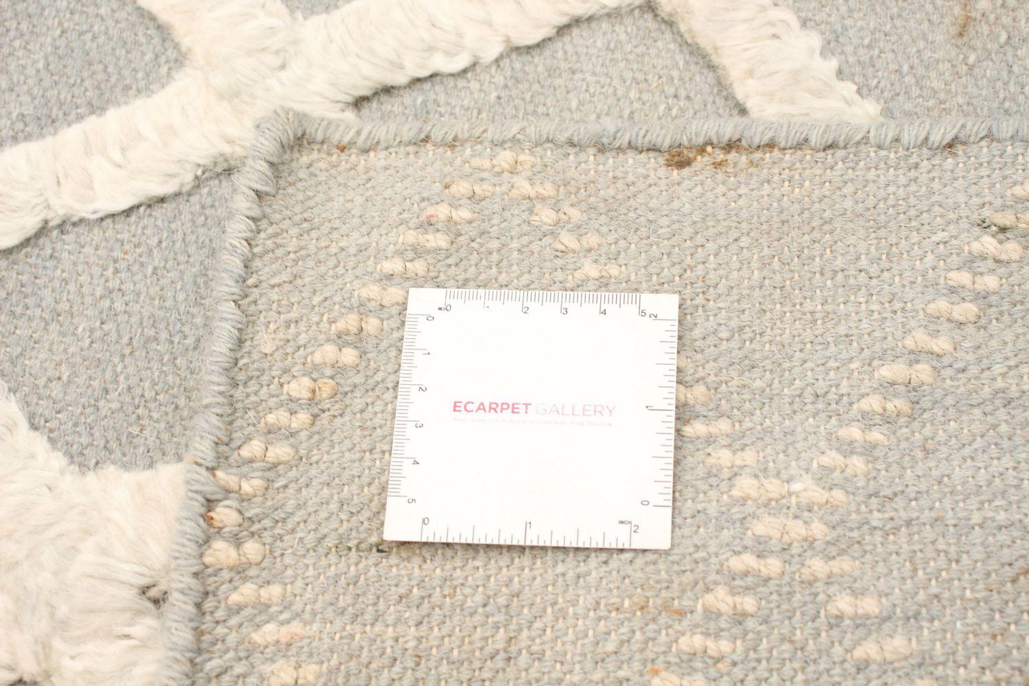 ECARPETGALLERY Tapis Fait à la Main pour Salon, Salle à Manger et Chambre à Coucher Texturé Collection Cambridge 5'0" x 7'9" en Gris