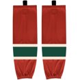 thumbnail image 1 of Red Series Ice Hockey Socks For Men and Youth Color block Hockey Trainning Socks, 1 of 2