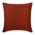 thumbnail image 3 of Housse de Coussin, Housse de Coussins Rouille, Housse de Coussins Texturés à Plis Pincés, Housses de Coussin 14x14 Pouces (35x35 cm), Taie d'Oreiller Carrée en Soie, Housses de Coussin Décoratives Modernes, Rayé - Rouille, 3 of 3