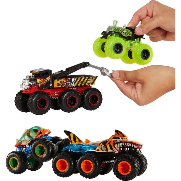 Hot Wheels Monster Trucks Big Rigs, 1:64 Scale Die-Cast Toy Truck