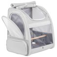 thumbnail image 2 of Halinfer Bird Backpack Carrier with Stand Perch, Parrot Travel Backpack for Hiking, Airline Approved Bird Backpack, 2 of 5