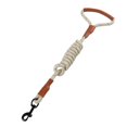 thumbnail image 1 of Dog Leash  5FT Nylon Reflective Leash  Soft Padded Handle Thick Leash for Large Medium Dogs Brown, 1 of 7