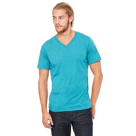 Bella + Canvas Unisex Triblend Short-Sleeve V-Neck T-Shirt