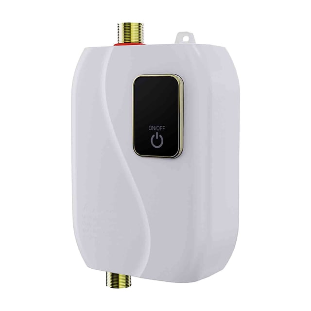 Kitchen Sink Faucets,Water Heater-110V Small Instant Hot Water Heater,Under Sink Plug in Tankless Water Heater Demand with Lcd Digital Display for Kitchen Sink Faucet,Tankless Water Heater