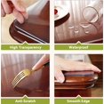 thumbnail image 3 of ORUYROP 2mm Thick Clear Table Cover, 68 x 40 Inch, Table Protector for Dining Room Table, Clear Table Cloth Cover Protector, Clear Table Pad, Plastic Table Cloth for Kitchen Wooden Table, 3 of 7