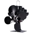 thumbnail image 2 of Blade Stove Fan,Stove Fan Single Head Heat Powered Fireplace Fan Heat Powered Fan Advanced Technology, 2 of 14