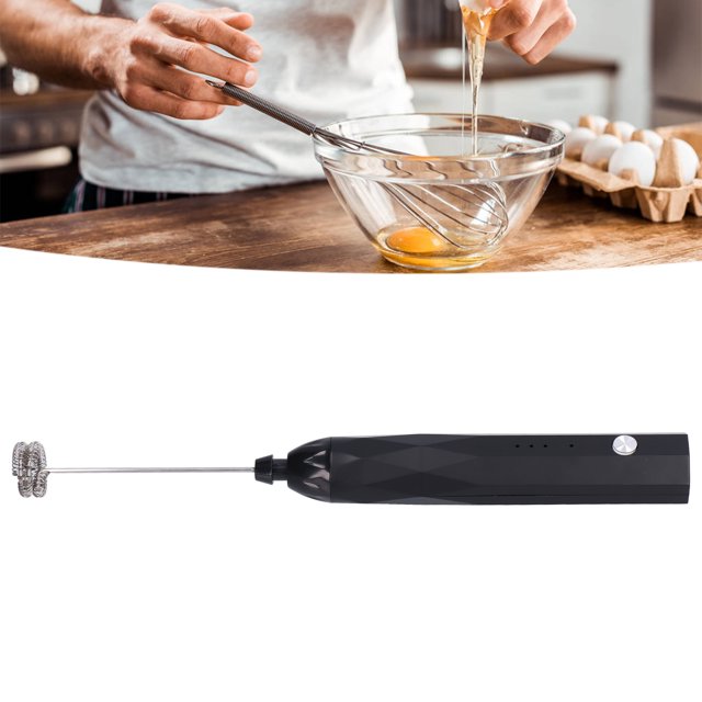 Mousseur à Main Réglable Rechargeable USB Mélangeur de Café Professionnel Maison Café Restaurant
