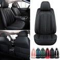 thumbnail image 4 of Maidao 2pcs Front Seat Covers for Lexus for US 2019-Present 2 Seats Leather Airbag Compatible Waterproof Front Set Cushion Protector Black, 4 of 8