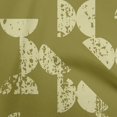 thumbnail image 1 of oneOone Polyester Spandex Dark Olive Green Fabric Geometric Half Circle Craft Projects Decor Fabric Printed By The Yard 56 Inch Wide, 1 of 4