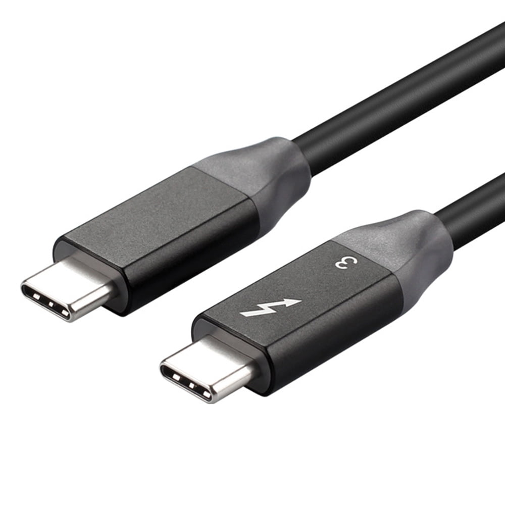 USB-C Male to USB-C Male Cable Full-featured Type-C Cable 5K Video&Audio Syncing PD100W Quick Charge Compatible with Thunderbolt3, 3FT