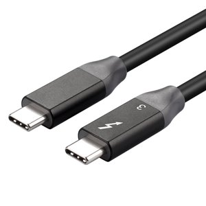 USB-C Male to USB-C Male Cable Full-featured Type-C Cable 5K Video&Audio Syncing PD100W Quick Charge Compatible with Thunderbolt3, 3FT