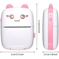 thumbnail image 2 of Mini Printer - Bluetooth Inkless Instant Photo Printer, Small Thermal Pocket Sticker Printer, 2 of 4