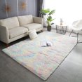 thumbnail image 2 of maskred Carpet Nordic INS Modern Simple Rectangle Rug Tie-Dye Plush Thick Derotation Mat Footcloth Guestroom Bedside Kitchen Iridescence, 2 of 6
