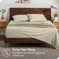 thumbnail image 3 of Bare Home Pillowcase Set - Envelope Closure - Premium 1800 Collection - Double Brushed - Ultra Soft - Standard Size, Sand, 2 Count, 3 of 6