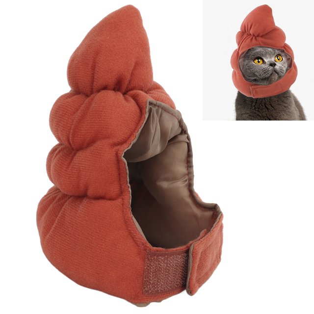Dog Bib Hat, Soft Washable Cat Hat Warm for Taking Pictures for Daily Wear