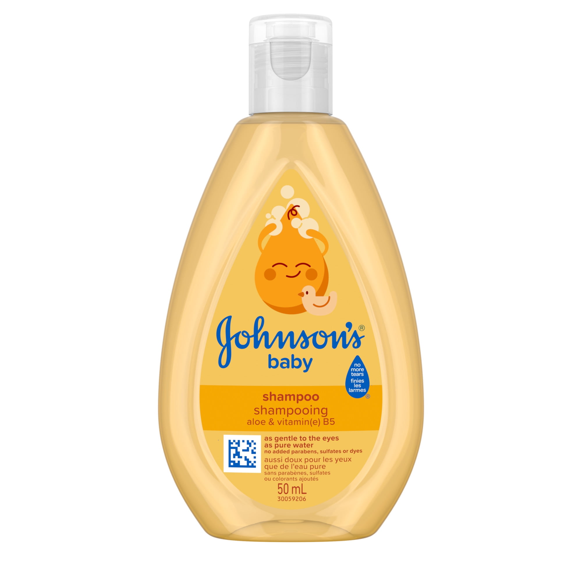 Johnson's Baby Shampoo, Paraben and Tear Free, Travel Size