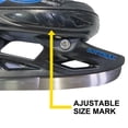thumbnail image 3 of SOFTMAX INSULATED ADJUSTABLE ICE SKATE FOR KIDS- 3 SIZES ADJUSTMENTS (BK/BL, SMALL), 3 of 4