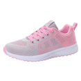 thumbnail image 1 of Kcodviy Femmes Maille Uni Antidérapant à Enfiler Chaussures de Sport pour Femmes Chaussures à Lacets Espadrilles Décontractées Patins à Roulettes pour Femmes Chaussure Étudiante Chaussure de Course, 1 of 8