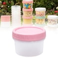 thumbnail image 4 of XIPYYKM 9 Pack- 4/5.4/6.76oz Freezer Storage Containers, Plastic Food Storage Containers with Twist Top Lids, BPA Free and Reusable Soup Containers with Lids, Leakproof/Microwave/Dishwasher Safe, 4 of 9