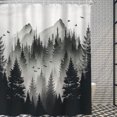 thumbnail image 2 of ZheElen Rideau de Douche Imperméable à Installation Simple avec 12 Crochets en Plastique Impression Transparente 10, 2 of 6