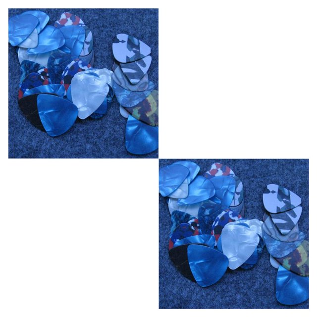 fastboy 10 Pcs Pics de Guitare en Plastique Pièces de Batterie Suffisantes Accessoires d'Instrument Engrenages en Celluloïde Résistants à l'Usure comme Illustré 2 Ensembles