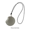 thumbnail image 3 of LSLJS Organiseur de Casque Suspendu au Cou Pochette en Cuir Ronde Porte-Monnaie Petit Sac de Rangement, 3 of 6