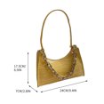 thumbnail image 3 of Vaidha One Shoulder Crossbody Bag Leather Large Capacity Multi Compartment Women Bag, 3 of 3